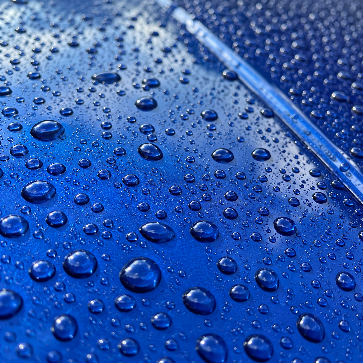Hydrophobic water beading